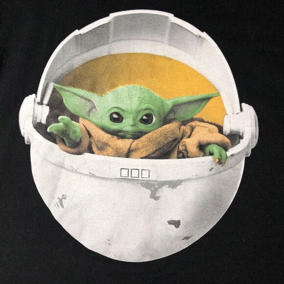 Star Wars The Mandalorian Baby Yoda Grogu T Shirt Men Size Medium Rare - Picture 4 of 6